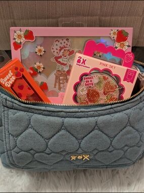 Betsey Johnson Strawberry Sweetheart Self-Care Gift Set